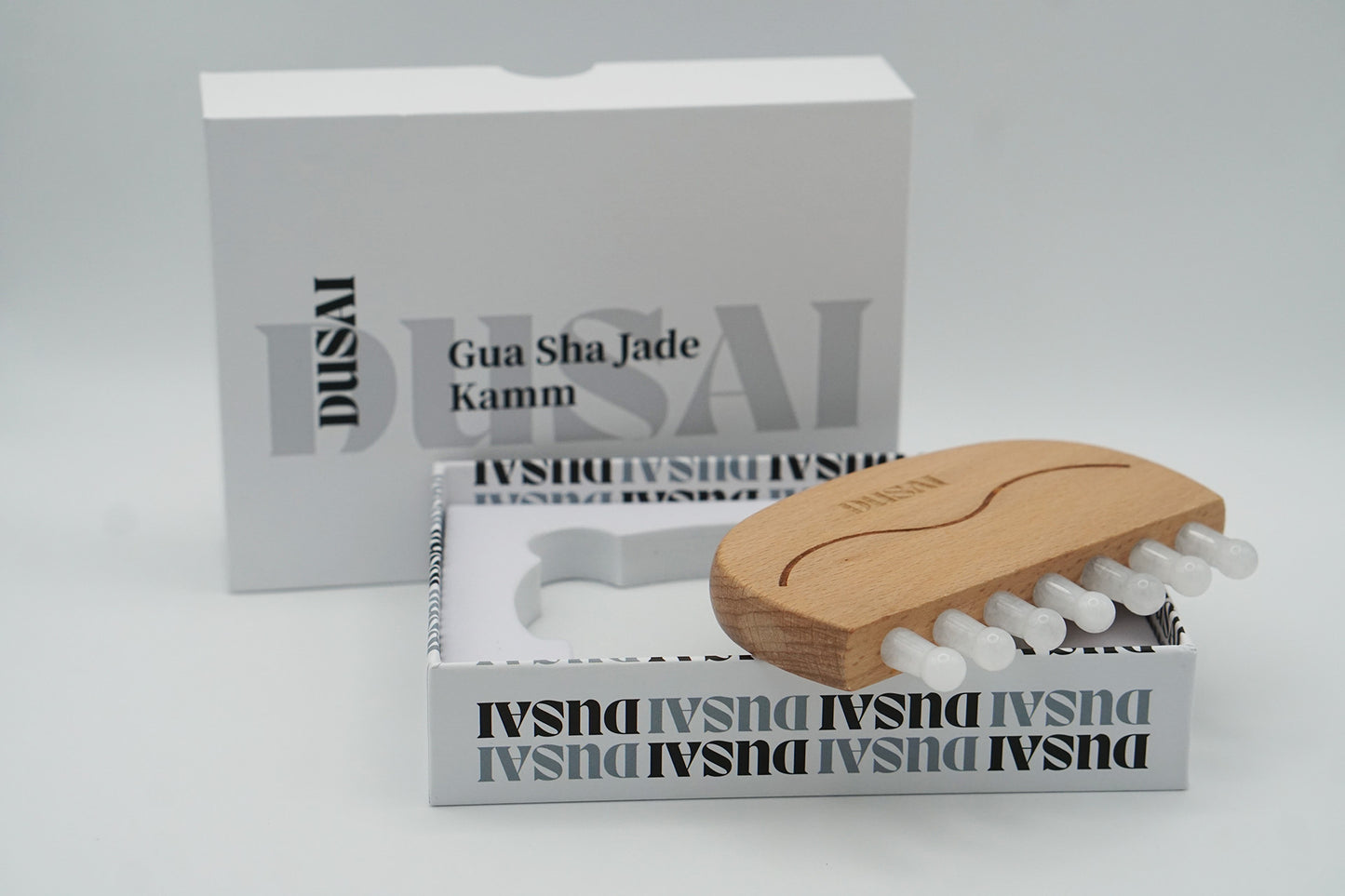 DUSAI Gua Sha Jade Kamm